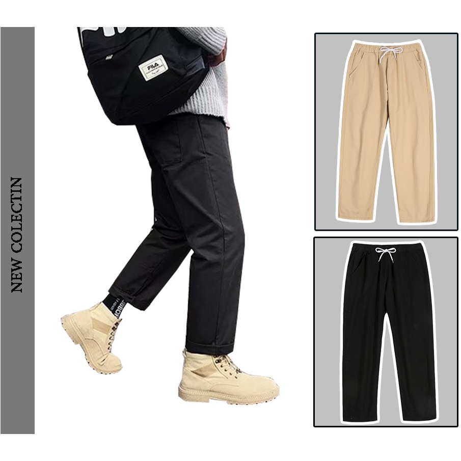 Quần Nam Kaki Basic Dáng Baggy Trơn Màu Phong Cách Trẻ Trung Thời Trang Zenkonu QUAN NAM 060V5