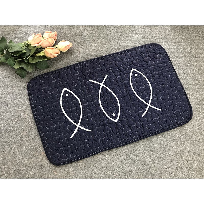 Set 3 Thảm cotton xinh thích hợp trải sàn, trải ghế oto, trải sofa