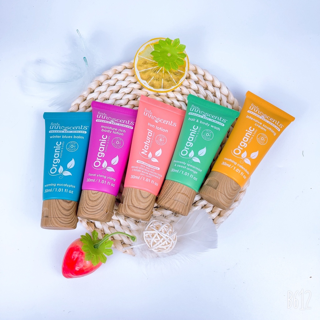 (Sample) Kem/Sữa tắm Little Innoscents Organic cho bé