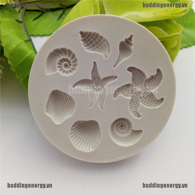 Khuôn Silicone Làm Bánh &amp; Socola Hình Sinh Vật Biển