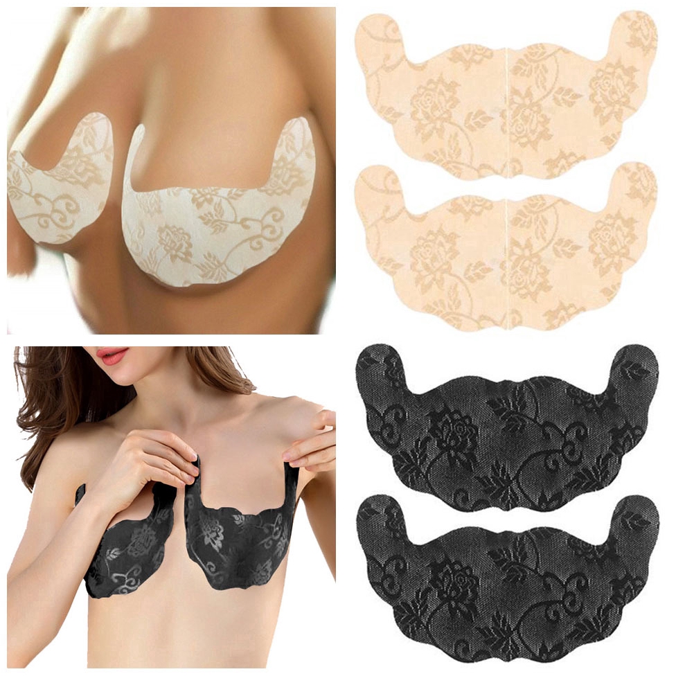 (Hàng Mới Về) Miếng Dán Ngực Vô Hình Dùng Một Lần Tiện Dụng Cho Nữ