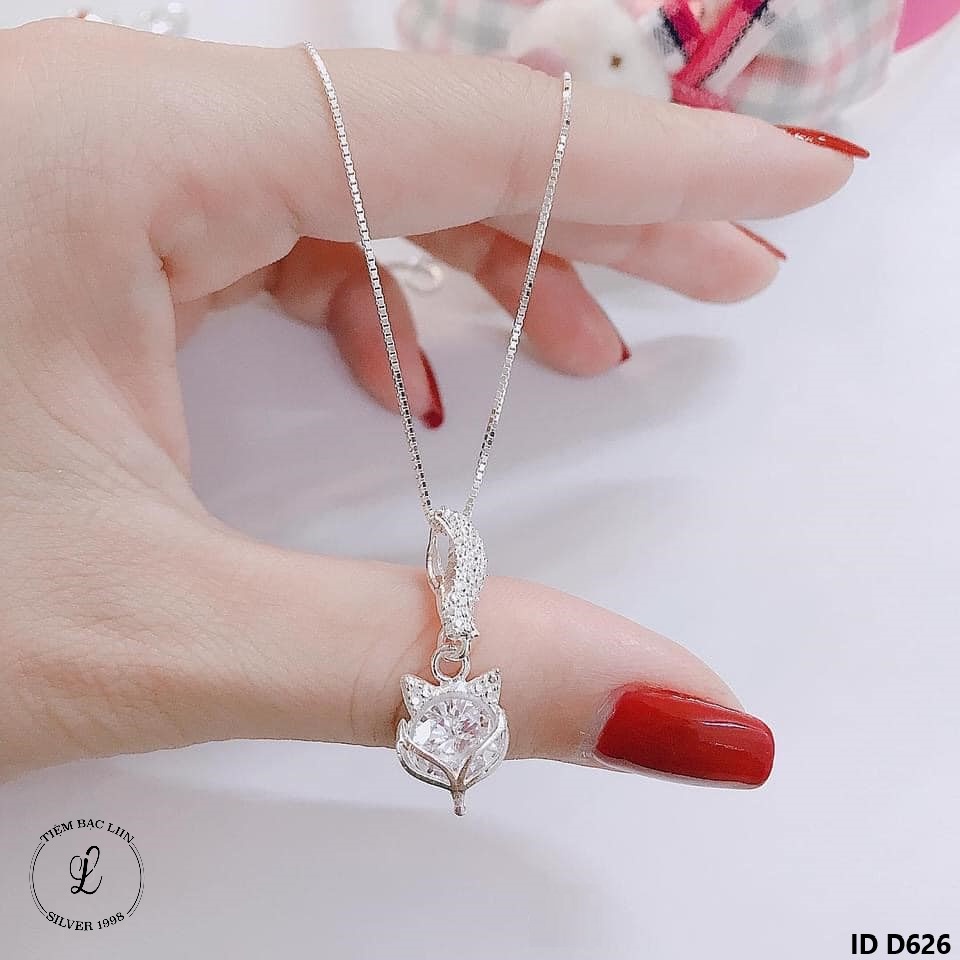 Dây chuyền bạc mặt hồ ly Silver1998 D626
