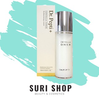 Nước Hoa Hồng Centella Toner Dr.Pepti+ 180ml Hàn Quốc