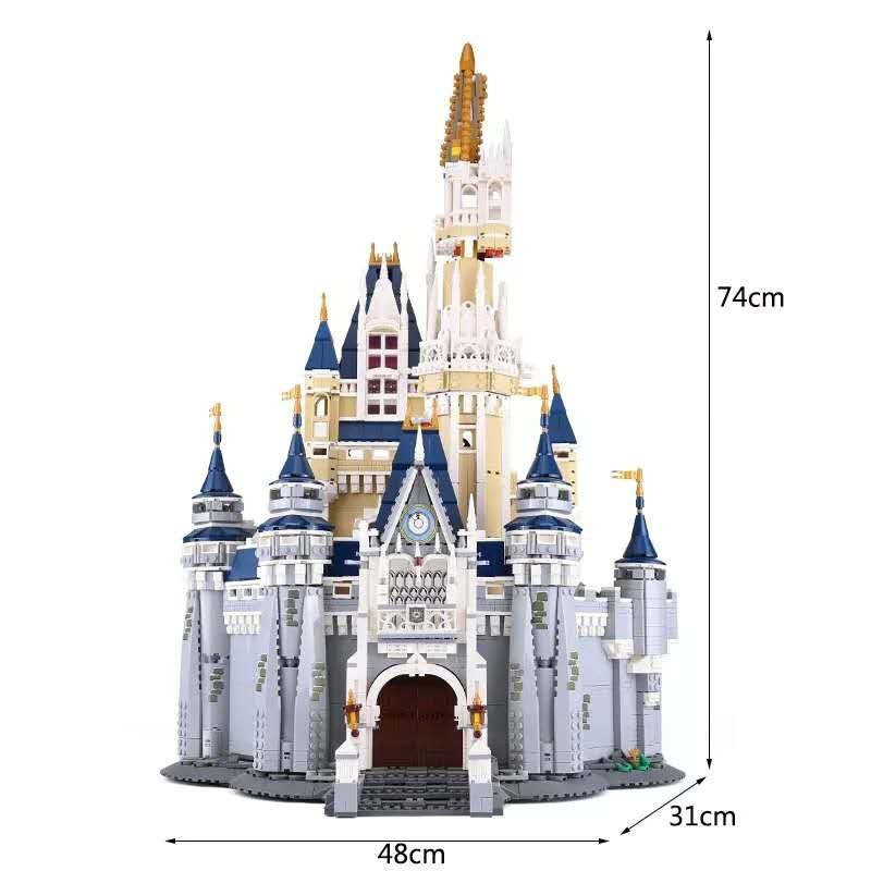 Đồ Chơi Xếp Hình Leji 1250 Tòa Lâu Đài Disney Castle 4080 Mảnh