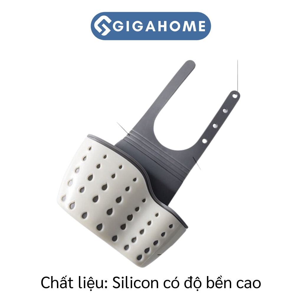 Giỏ Nhựa Đựng Đồ Treo Bồn Rửa Chén 2 Tầng GIGAHOME Hình Giọt Nước 9814