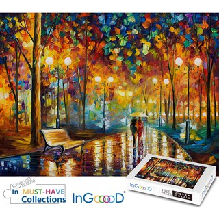 Tranh xếp hình ghép hình puzzle Ingooood Rainy Night Walk paper 1000 miếng