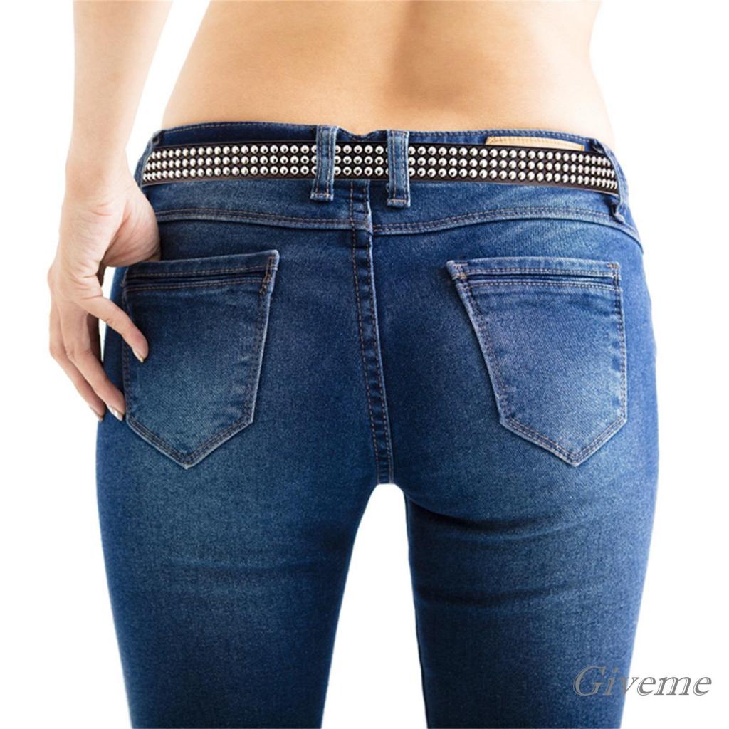 Thắt Lưng Da Pu Khóa Hợp Kim Dễ Phối Đồ