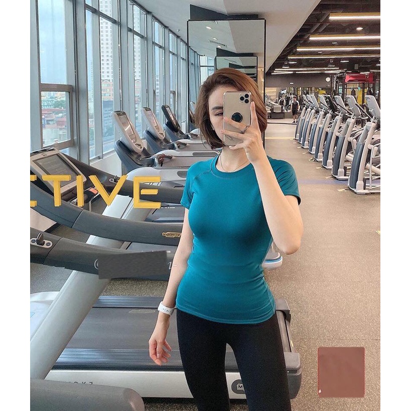 ÁO TẬP GYM ÔM BODY TRƠN BASIC