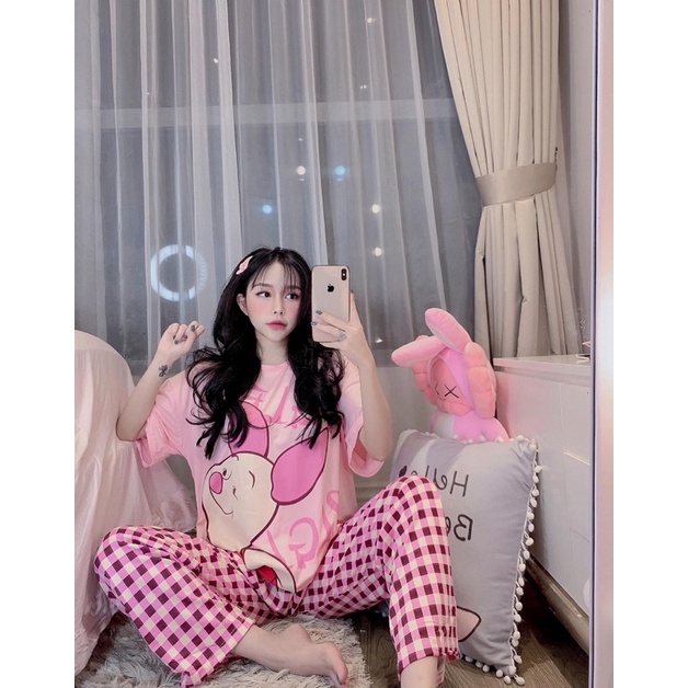 Bộ thun cute quần dài