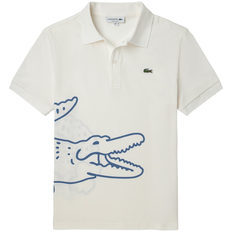 Áo Thun POLO Tay Ngắn Bằng Cotton In Họa Tiết Size S-4XL Dành Cho Nam