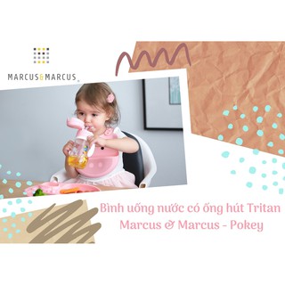 Bình uống nước Marcus & Marcus Pokey có ống hút