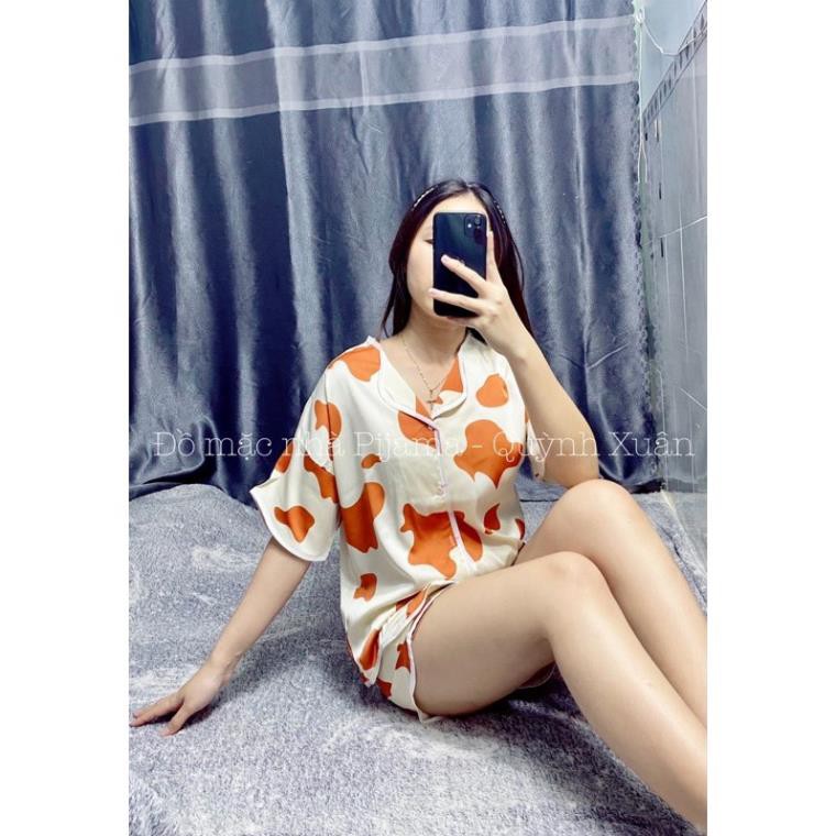 [FREE SHIP] Đồ Mặc Nhà Pijama Latin hàng cao cấp TNQN Freesize - Bò Sữa đủ màu  ༷