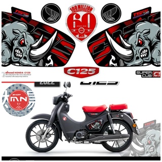 Tem dán cốp hông xe Super Cub 125