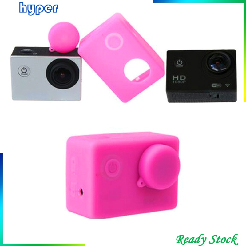 Bảo Vệ Nắp Đậy Ống Kính Máy Ảnh Chống Bụi Màu Hồng Cho Sjcam Sj4000 Sj5000