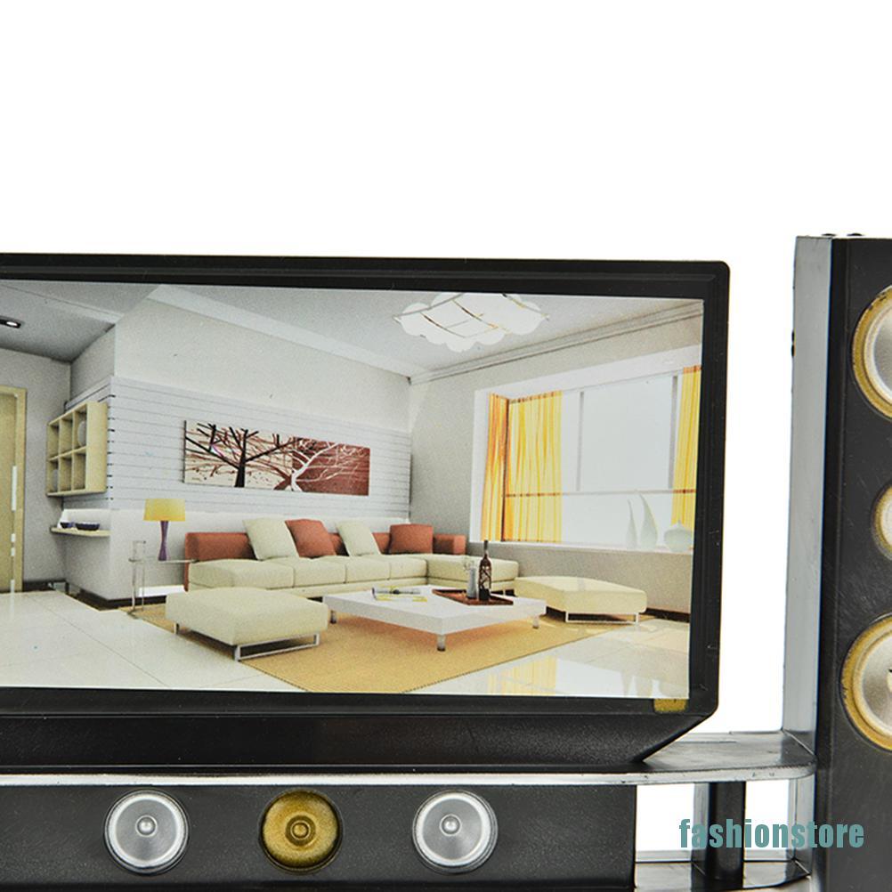 1 Mô Hình Tv Mini Hi-Fi Tỉ Lệ 1: 6 Cho Nhà Búp Bê