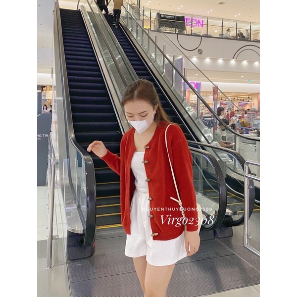 [HÀNG SẴN]ÁO CADIGAN LEN LÔNG KHUY SỪNG HÀNG QUẢNG CHÂU | BigBuy360 - bigbuy360.vn
