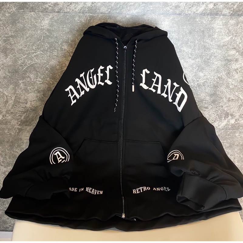 [RẺ VÔ ĐỊCH] Khoác nỉ ANGEL khoá hoạ tiết sau lưng (kèm ảnh thật) | BigBuy360 - bigbuy360.vn