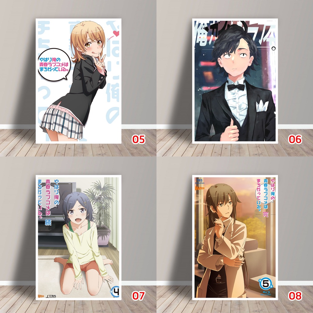 Tấm Postcard Cao Cấp Anime Oregairu