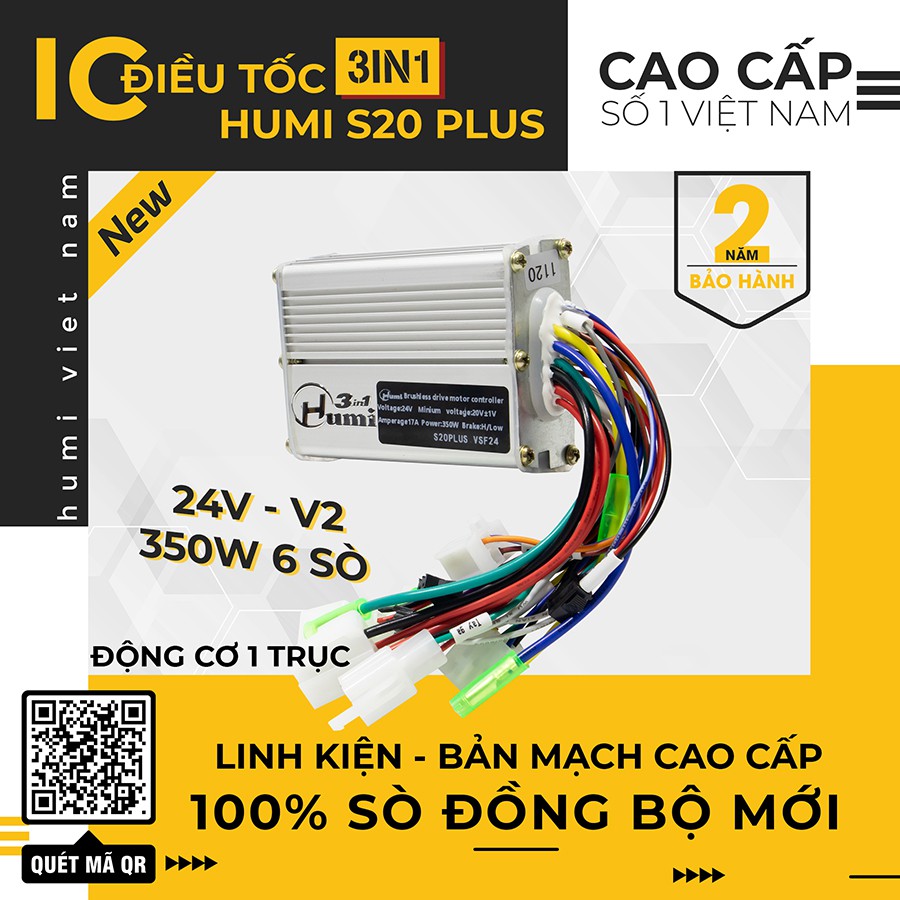 IC Xe Điện Humi 24V 1 Trục 350W