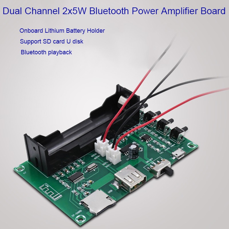 CHANNEL POWER Bảng Mạch Khuếch Đại Âm Thanh Bluetooth Xh-A150 2x5w Pam8403