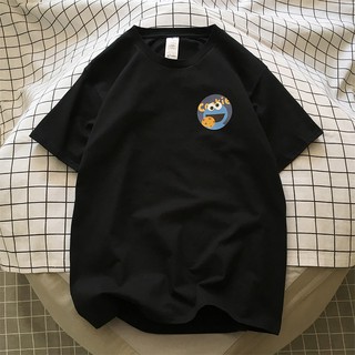 [Ảnh thật] Áo thun tay lỡ unisex chuột 2 [ áo thun tay lỡ unisex nam nữ đều mặc được]