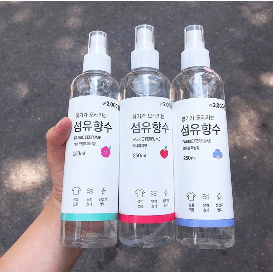 [ Chuẩn Hàn ] Xịt Thơm Quần Áo Fabric Perfume Hàn Quốc 250ml