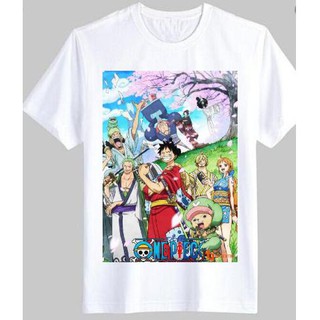 Áo Thun In Hình Onepie Luffy Đảo Hải Tặc Tiến Vào Vùng Đất Mới