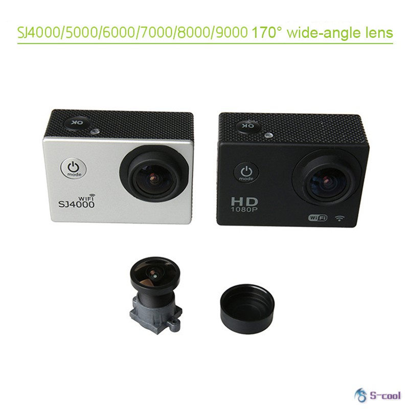 Len góc rộng 170 độ SJCAM SJ4000 SJ5000 SJ6000 SJ7000 SJ8000 SJ9000 cho máy quay phim