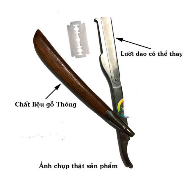Dao Cạo Cán Gỗ Thay Lưỡi,Tiện Lợi