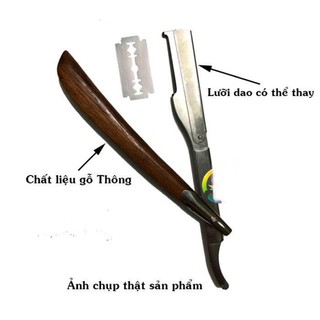 Dao Cạo Cán Gỗ Thay Lưỡi,Tiện Lợi