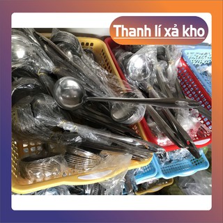 Vá múc canh 💖𝑭𝑹𝑬𝑬𝑺𝑯𝑰𝑷💖 Vá inox cán dài