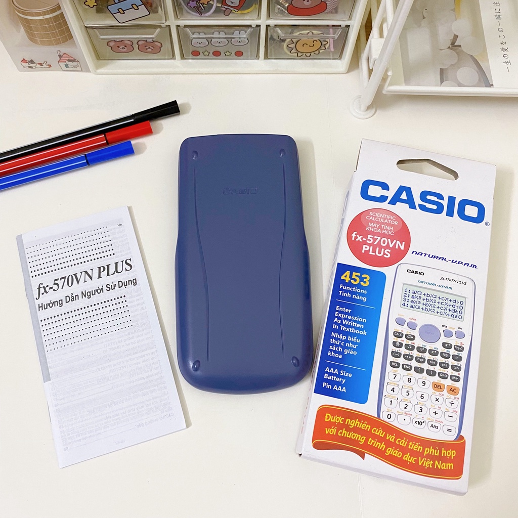 Máy Tính Cầm Tay Học Sinh FX570 VN PLus Máy Tính Giá Rẻ Dành Cho Học Sinh Cấp 1,2,3 - Máy Tính Học Sinh FX570VN PLus