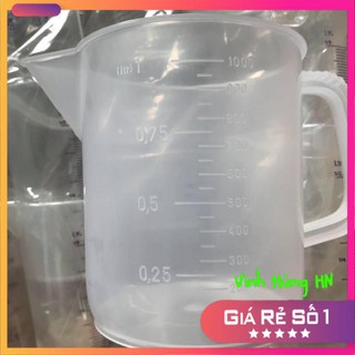 Ca nhựa 1L có vạch chia định lượng