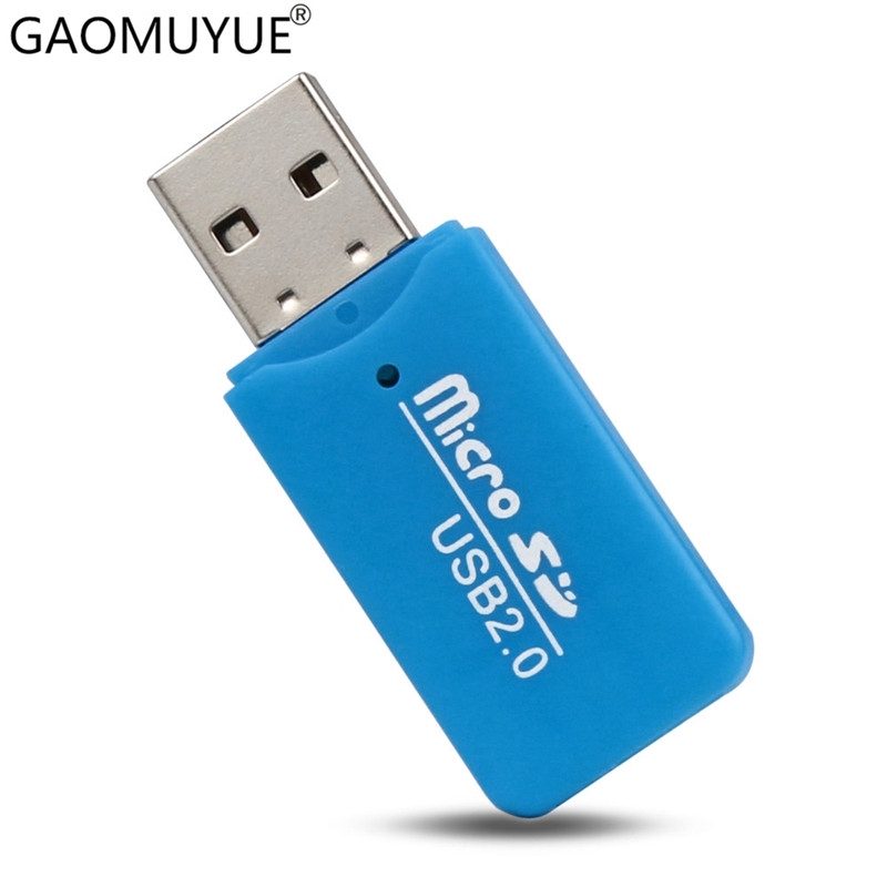 Đầu đọc thẻ nhớ mini USB 2.0 hỗ trợ đọc thẻ nhớ TF Micro SD