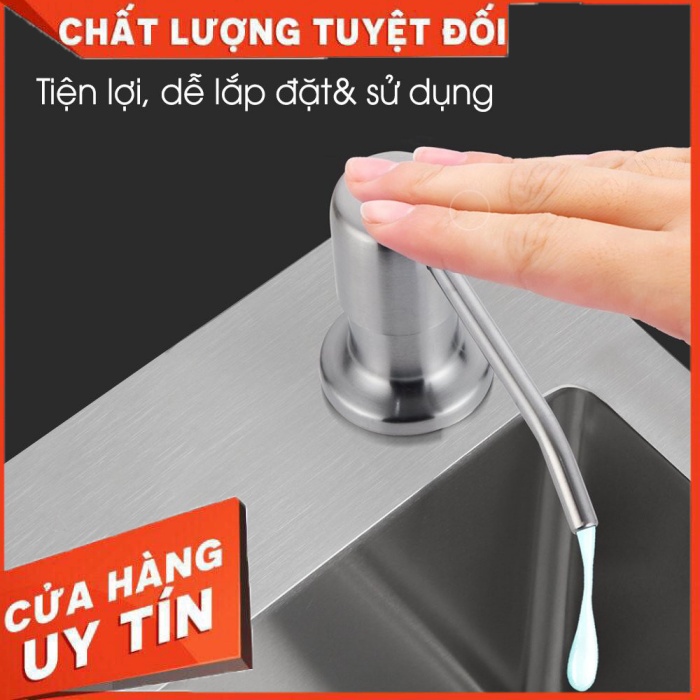 Bộ vòi bơm hút nước rửa bát gắn bồn tiện dụng, hút nước rửa chén, nước rửa bát xoay 360 dây silicol