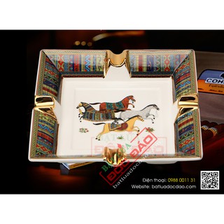Gạt tàn Cigar Cohiba gốm sứ chính hãng loại 4 điếu G422