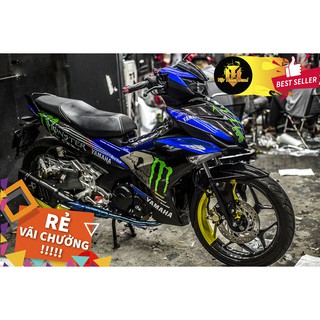 Tem Trùm Exciter 150 Monster Xanh Đen Hot Nhất