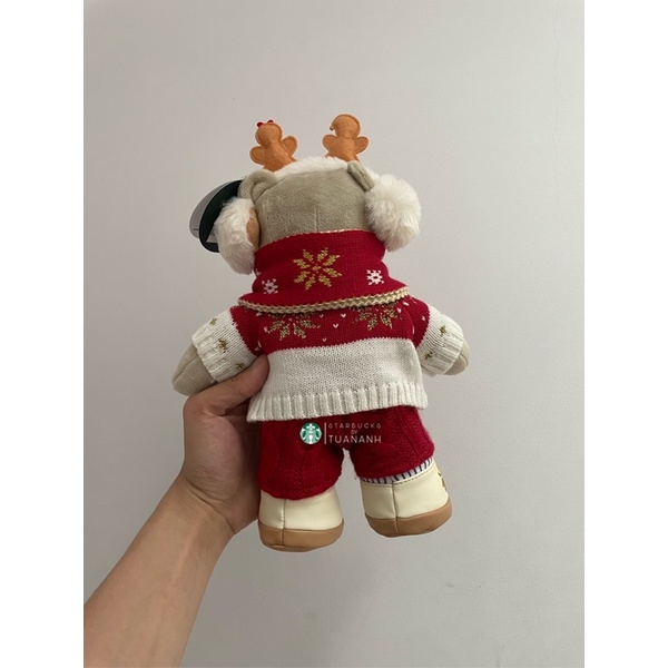 Gấu Bông Starbucks Bearista Xmas 2021