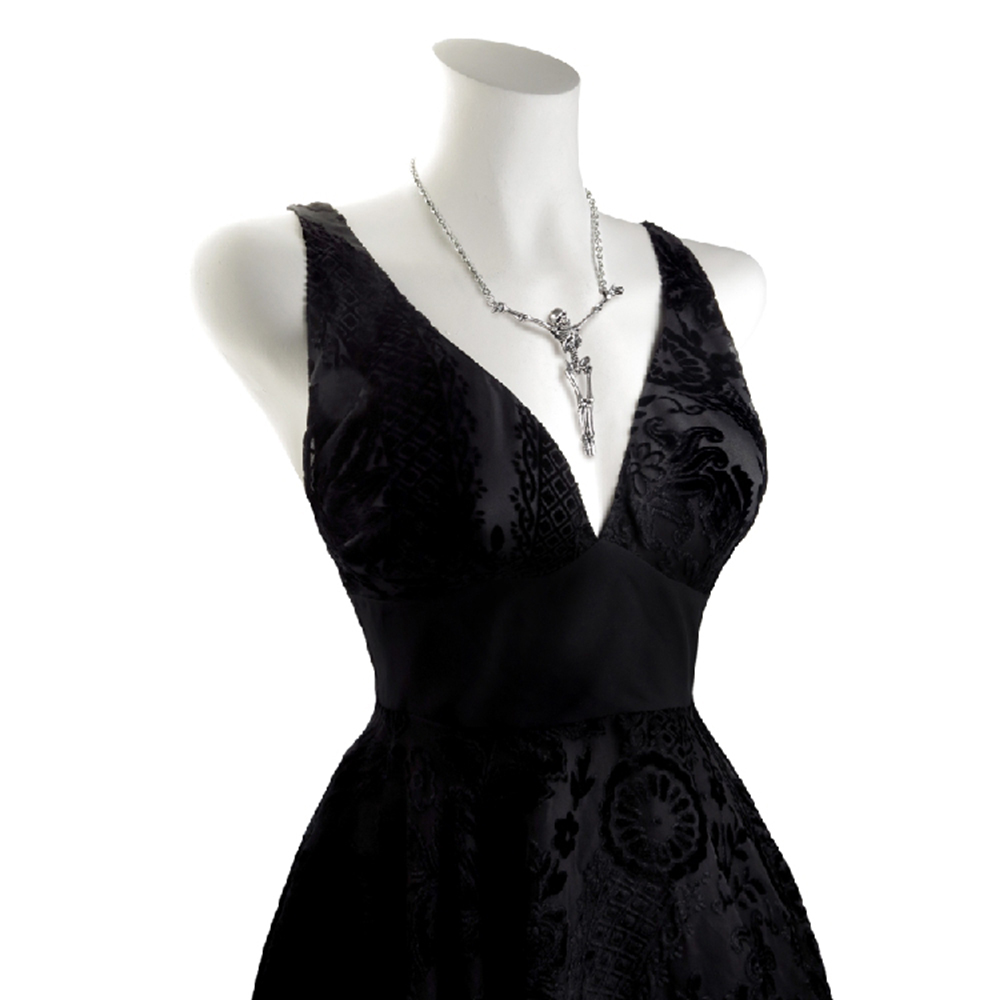 Dây chuyền mặt hình đầu lâu phong cách gothic dành cho cả nam và nữ