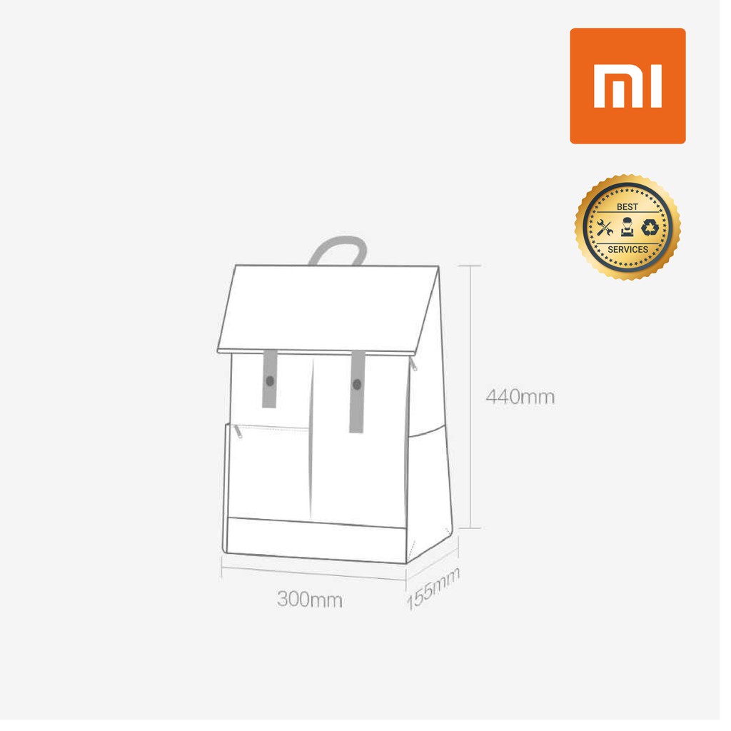 Balo Xiaomi 90 Points Vitality College Casual