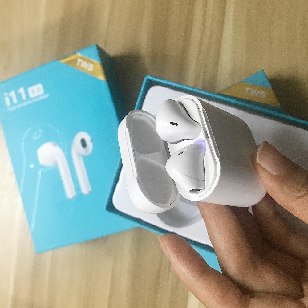 [Mã ELFLASH5 giảm 20K đơn 50K] Tai Nghe Airpods i11S Thế Hệ Mới - Hỗ Trợ Cảm Ứng Full Box - Full Phụ Kiện