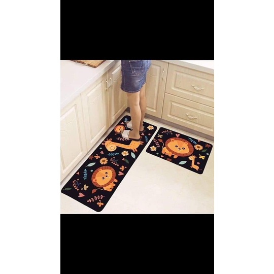 Bộ 2 Thảm Nhà Bếp Cao Cấp (40 x 60 và 40 x 120 cm) giao hàng ngẫu nhiên