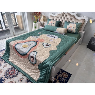 Bộ drap thun lạnh ý 5D cao cấp