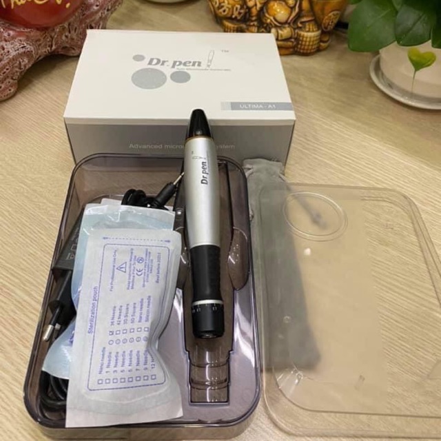 Combor 1 máy cấy tảo.1 lọ tảo cốm . 20 kim nano . 1 combor bát cọ silocn