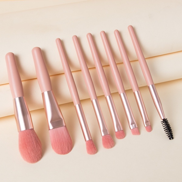 Set 8 Cọ Trang Điểm Lông Mềm Mini Tiện Dụng Mang Theo Du Lịch