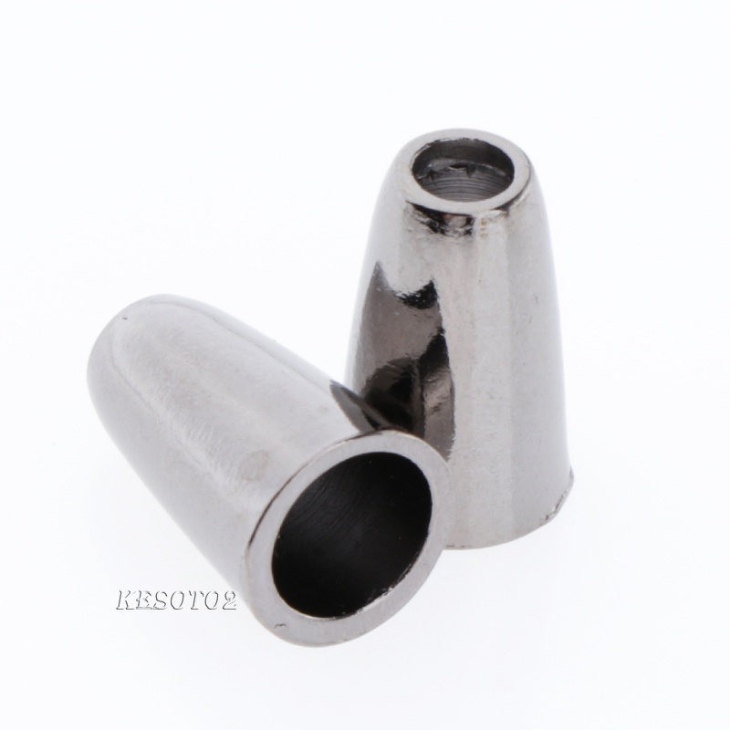 Set 20 Khóa Dây Rút Bằng Hợp Kim Kẽm Màu Bạc Kesoto2