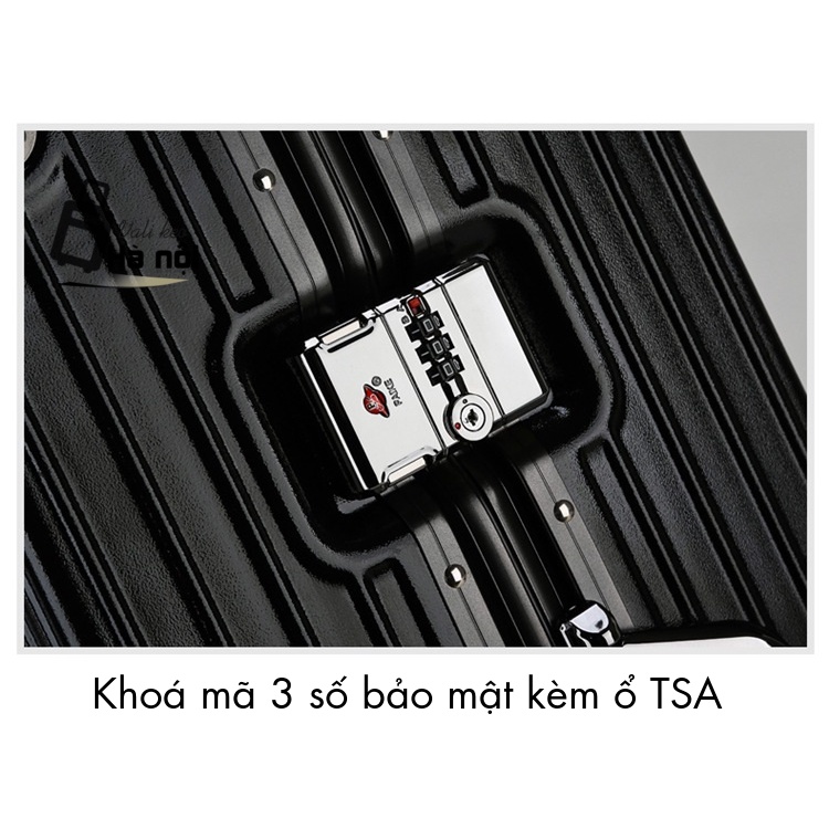 Vali khóa sập khung nhôm LYNDS siêu bền