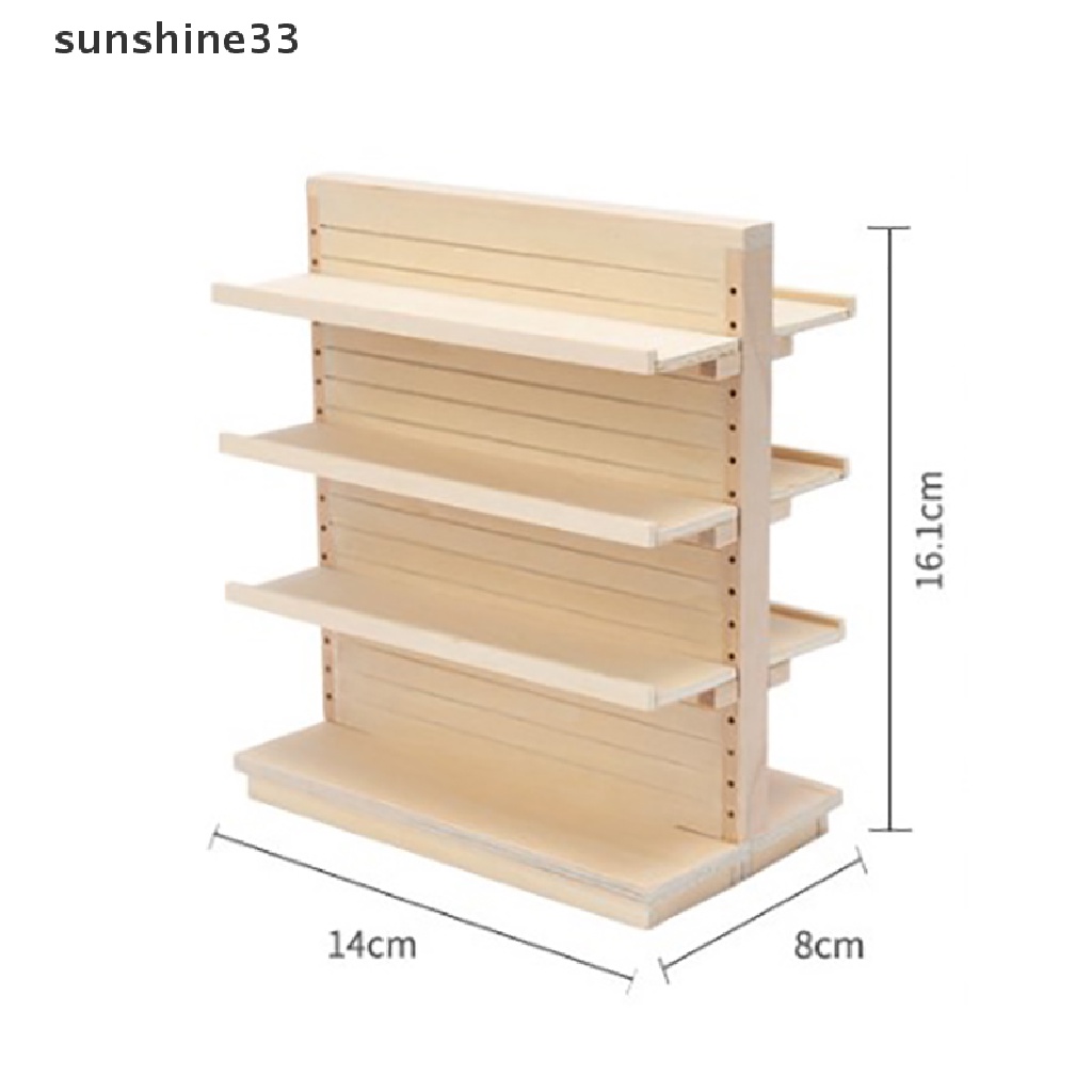 Kệ Để Đồ Hai Mặt Mini Tỉ Lệ 1: 12 Trang Trí Nhà Búp Bê