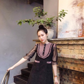 Đầm dạ tweed mẫu mới