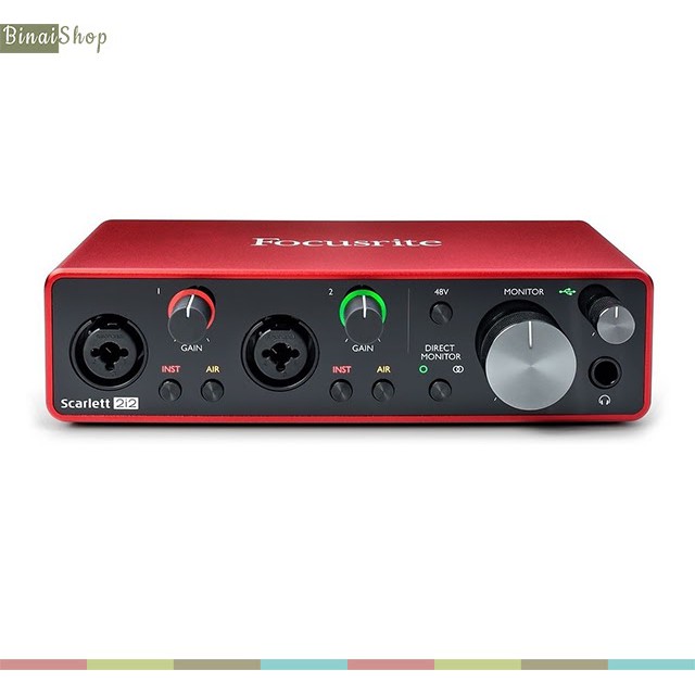 [Mã ELHACE giảm 4% đơn 300K] Combo Micro phòng thu Focusrite Scarlett 2i2 Gen 3 Studio